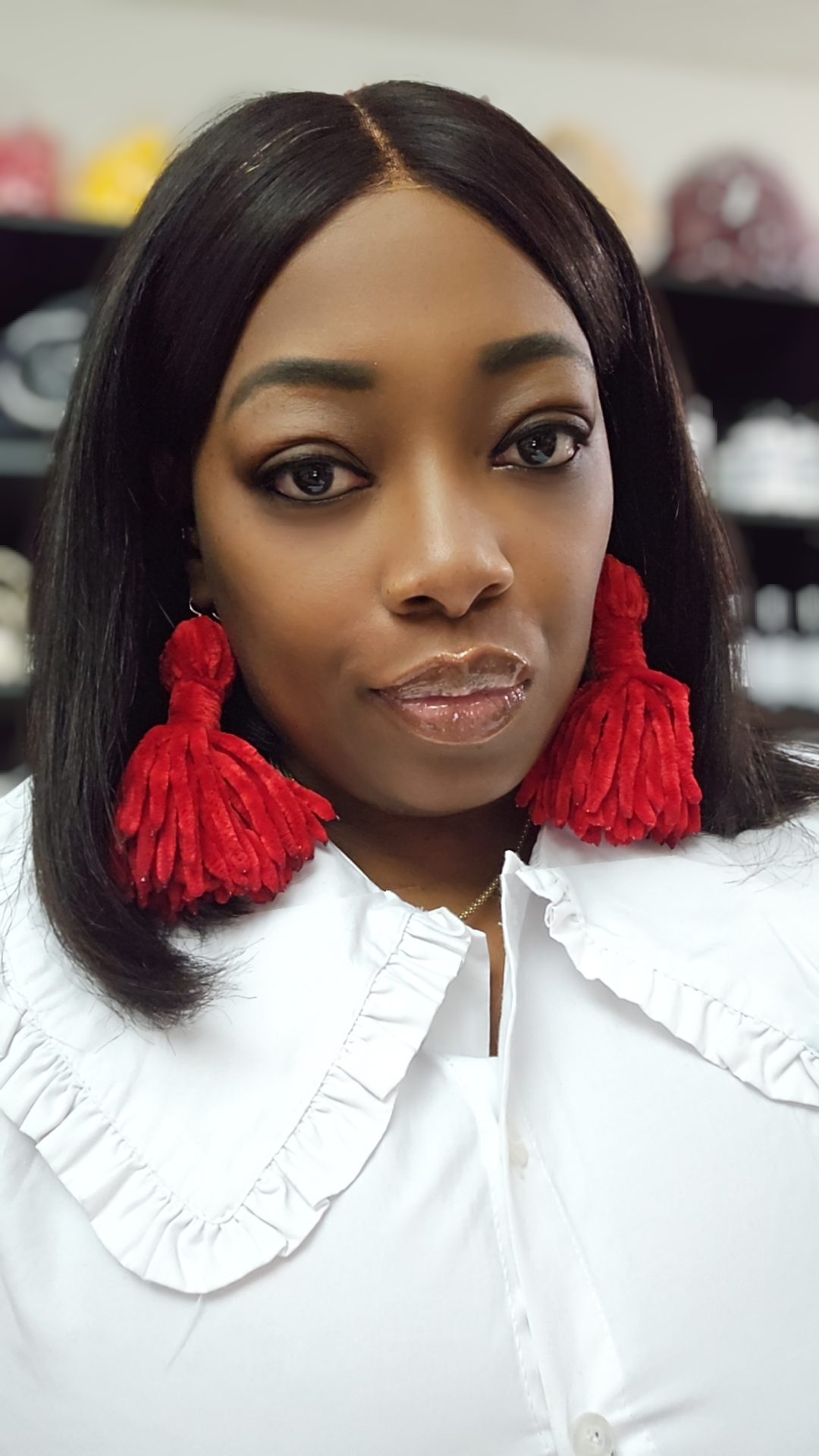 Velvet Tassel Earrings