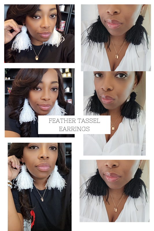 Feather Tassel Earrings