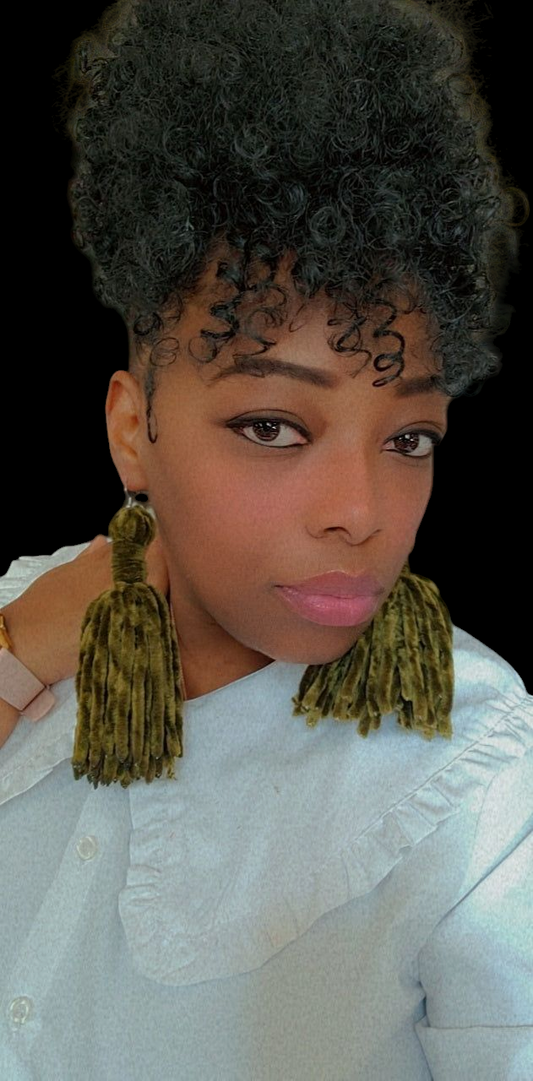 Velvet Tassel Earrings