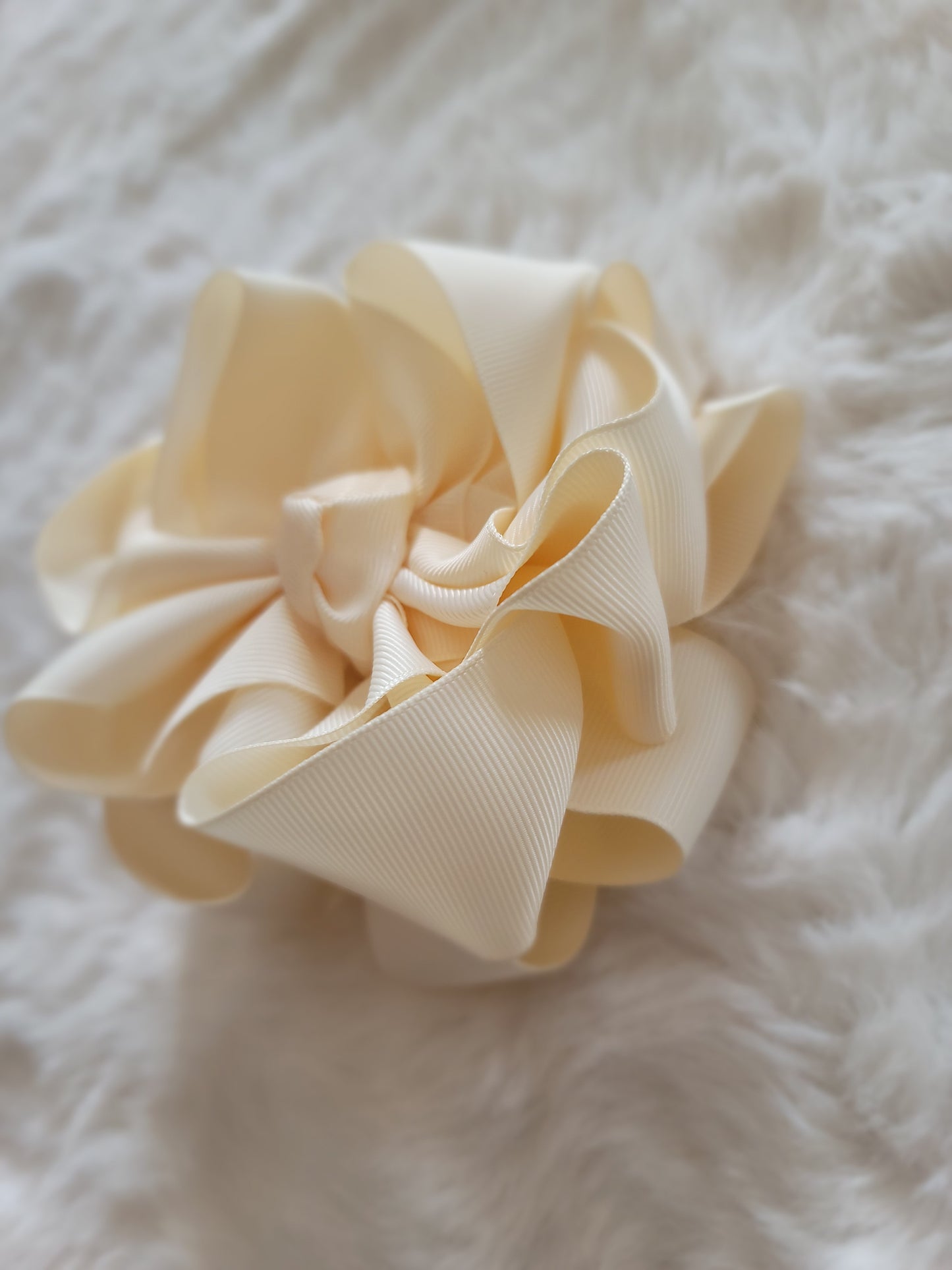 Double stacked flower bow