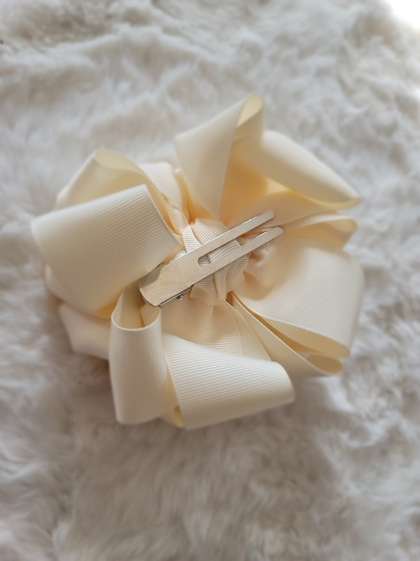 Double stacked flower bow