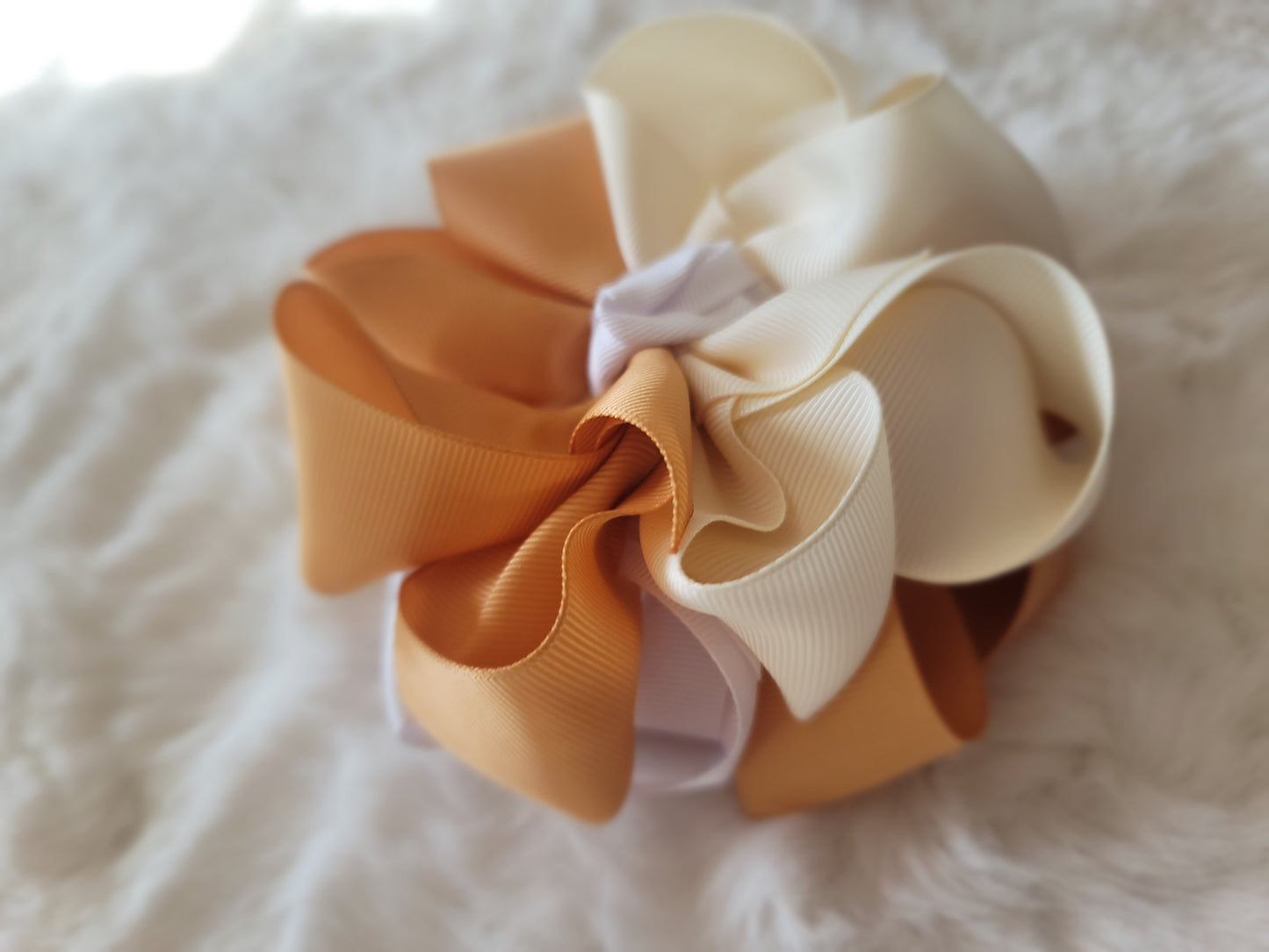 Double stacked flower bow