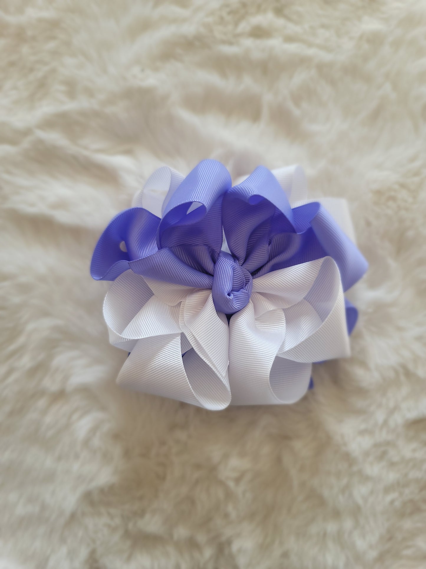 Double stacked flower bow