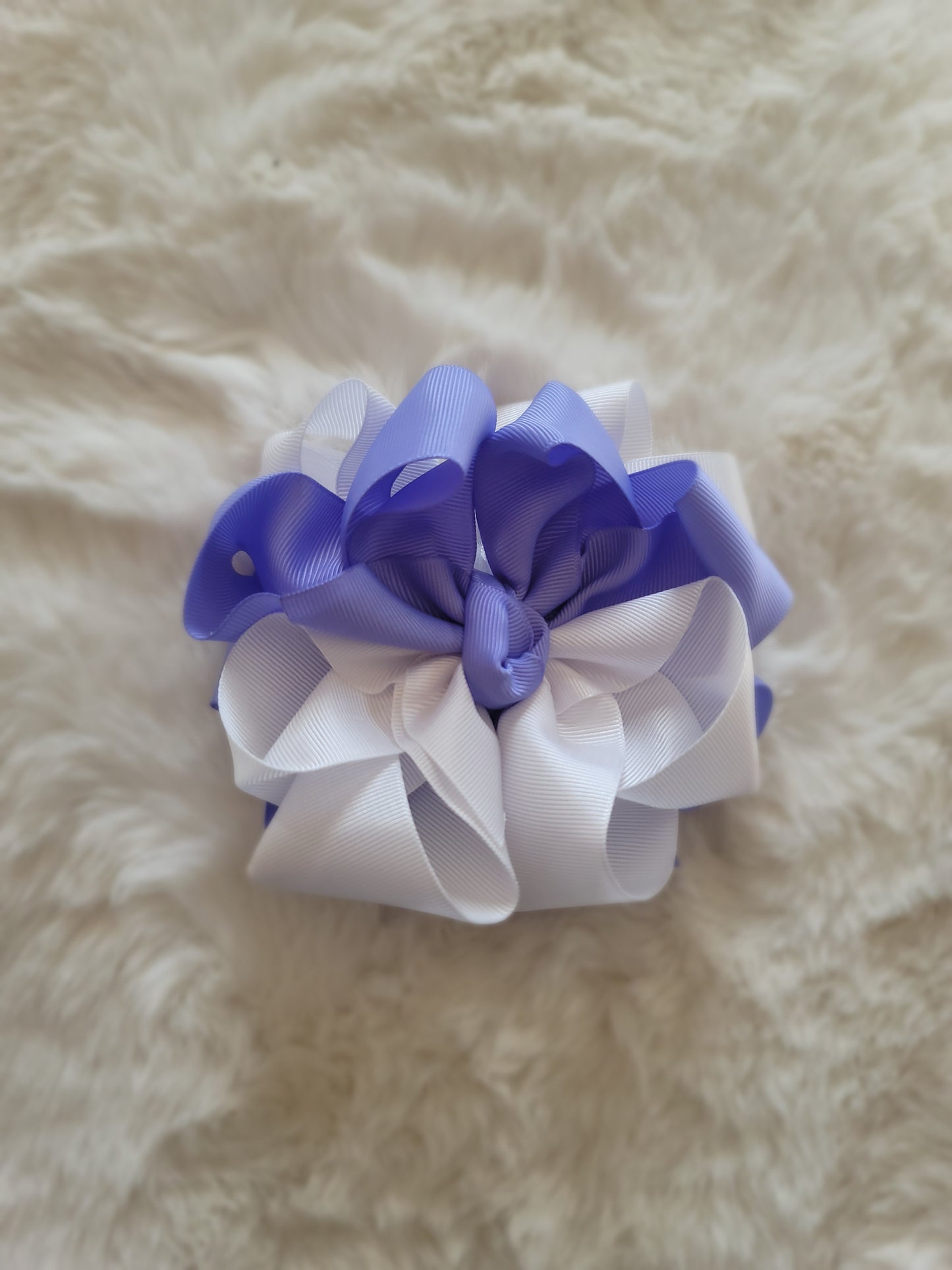Double stacked flower bow