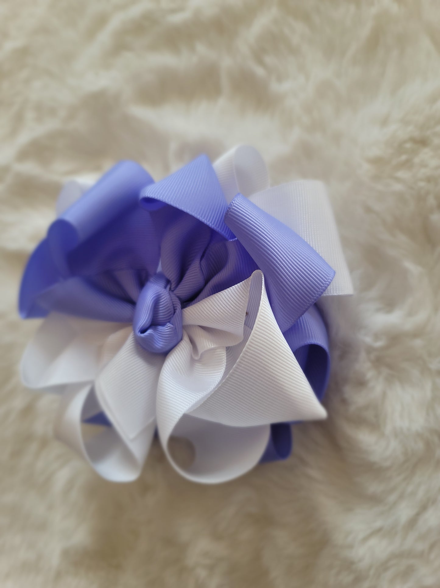 Double stacked flower bow