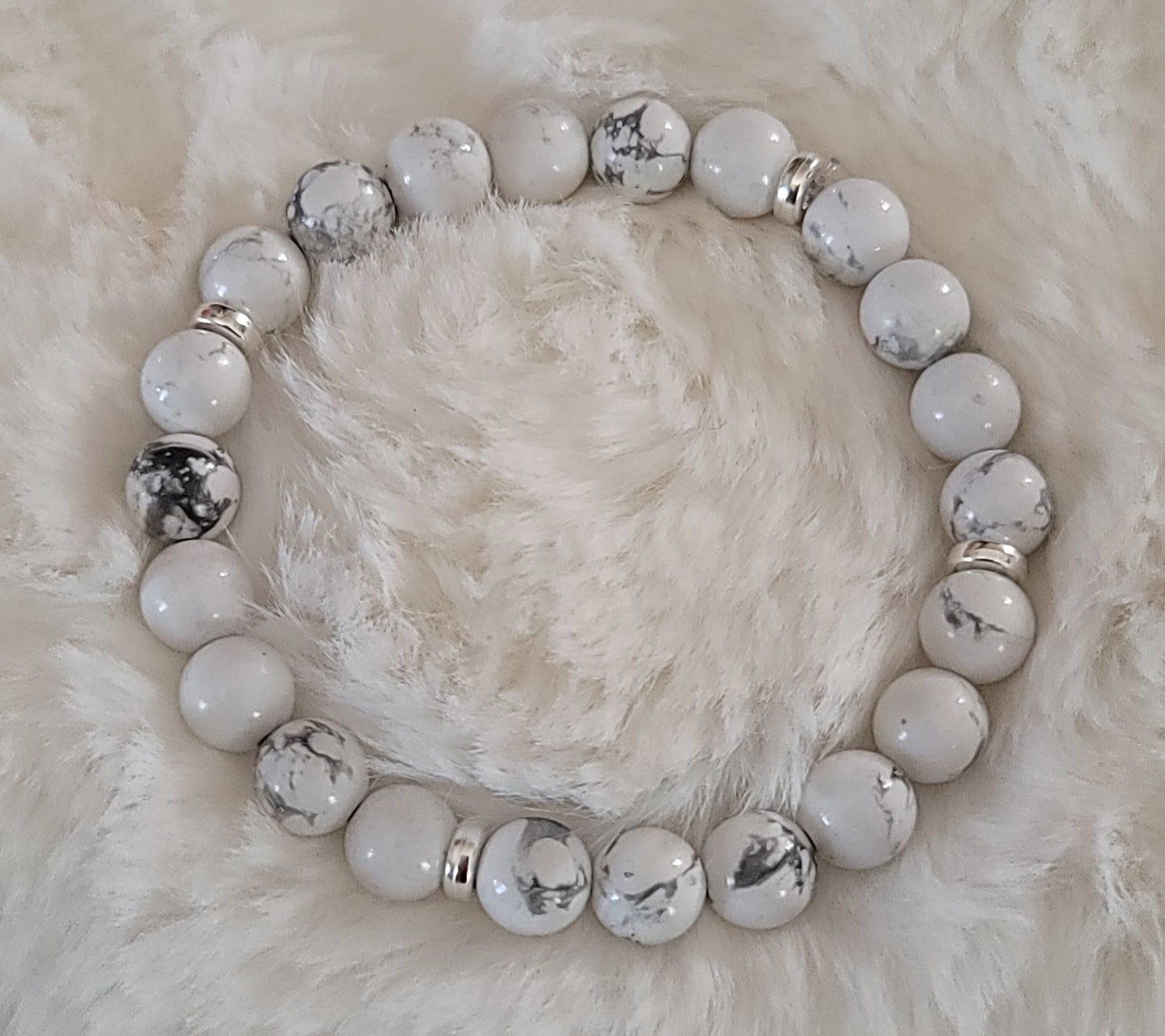 Howlite bracelet