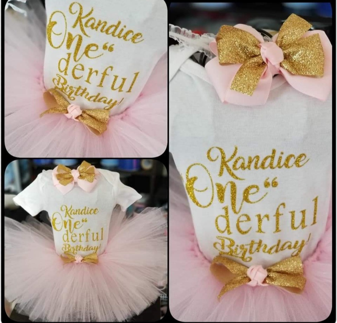 Custom Birthday Tutu Outfit