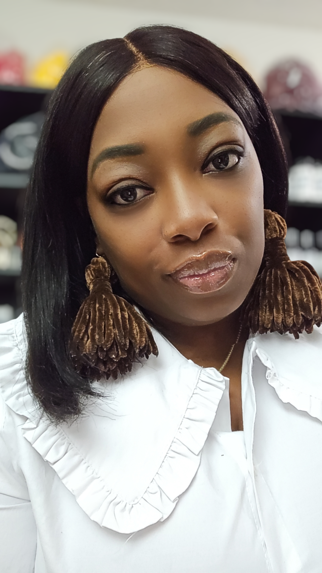 Velvet Tassel Earrings