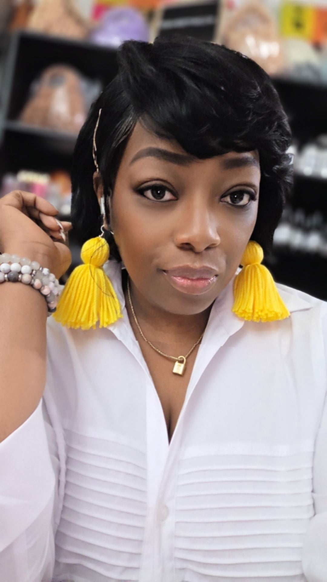 Short Tassel Earrings