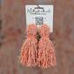 Fuzzy Polyester Tassel Earrings