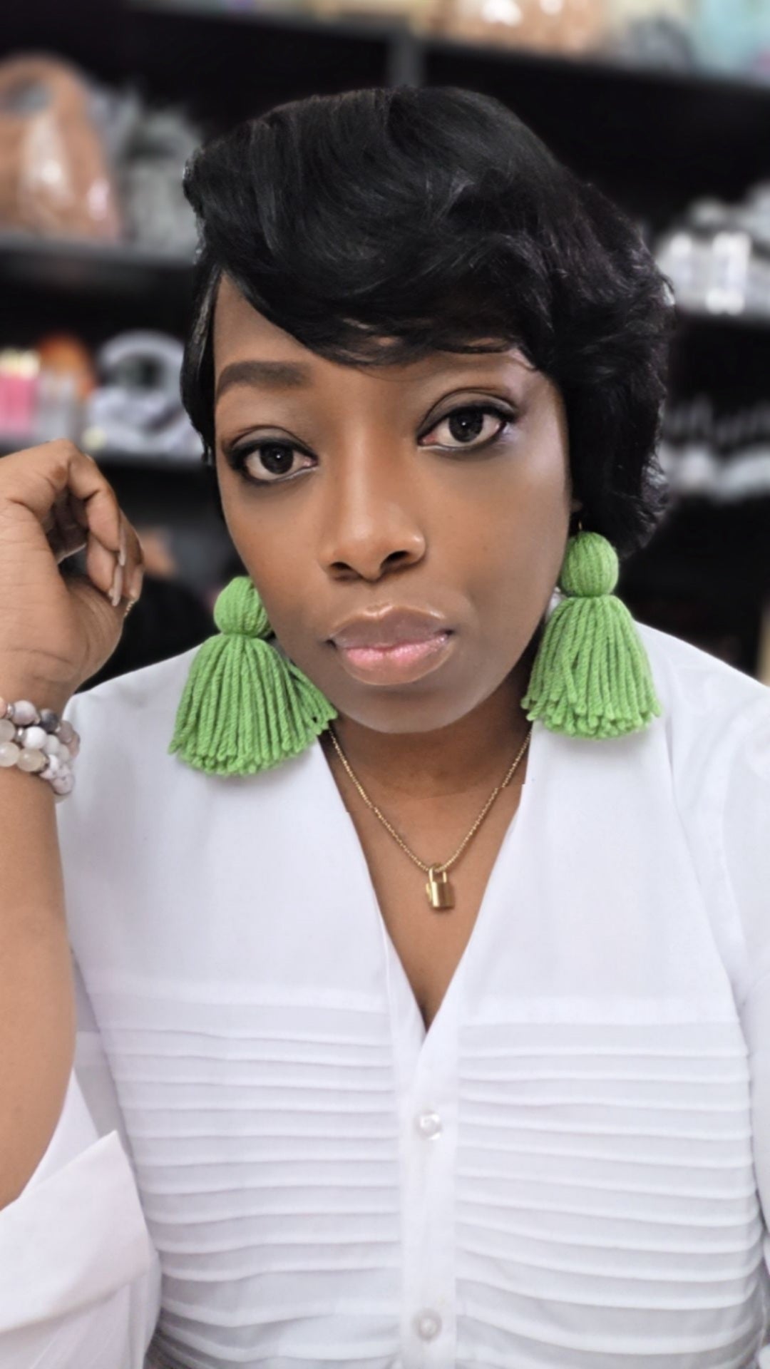Short Tassel Earrings