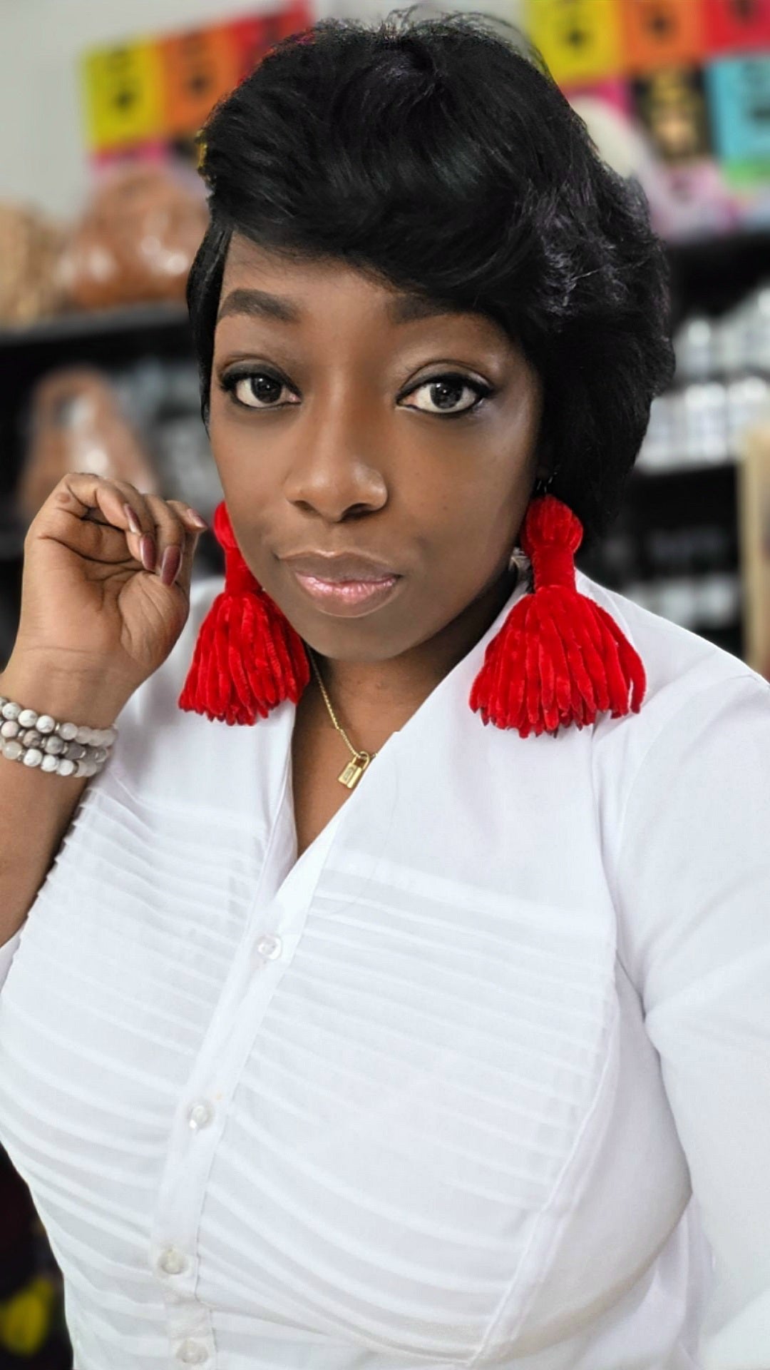 Velvet Tassel Earrings