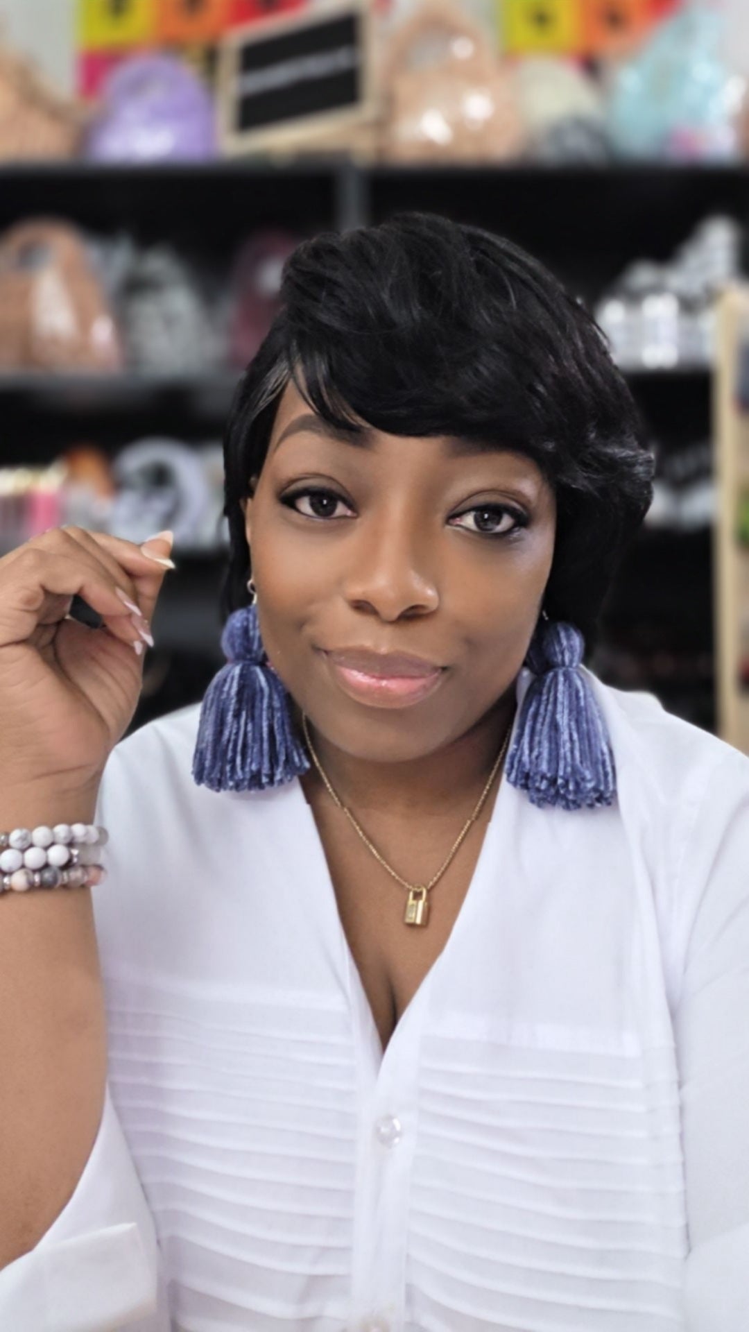 Short Tassel Earrings