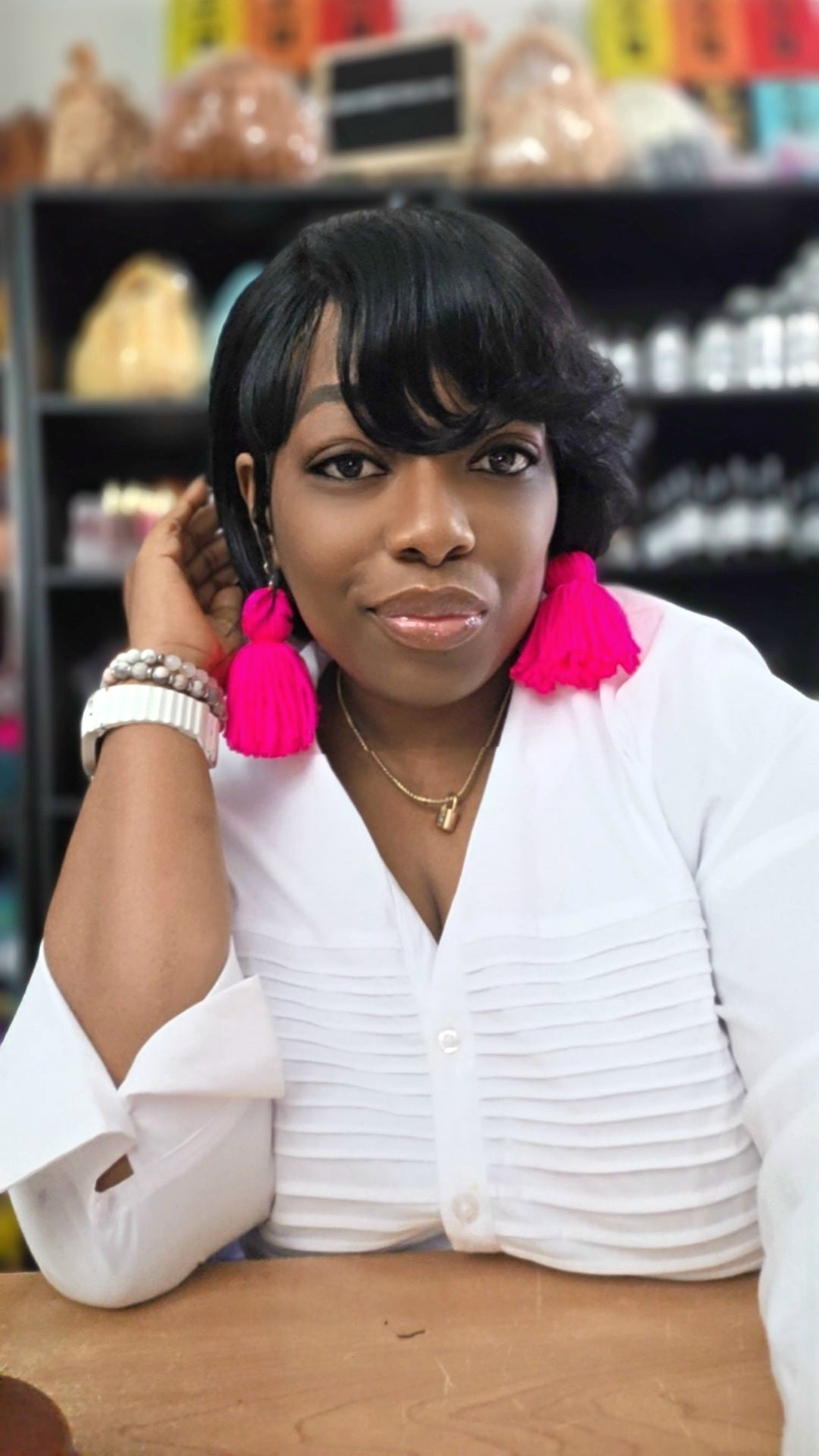 Short Tassel Earrings