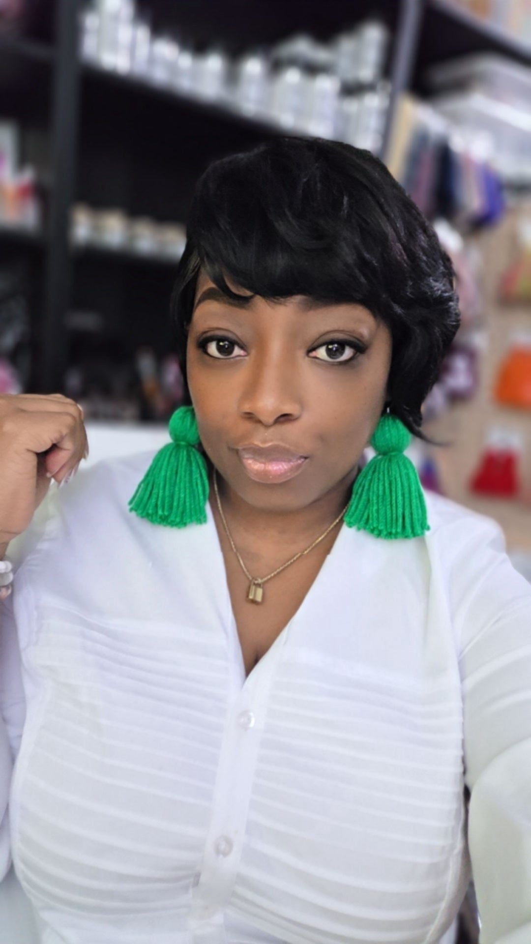 Short Tassel Earrings