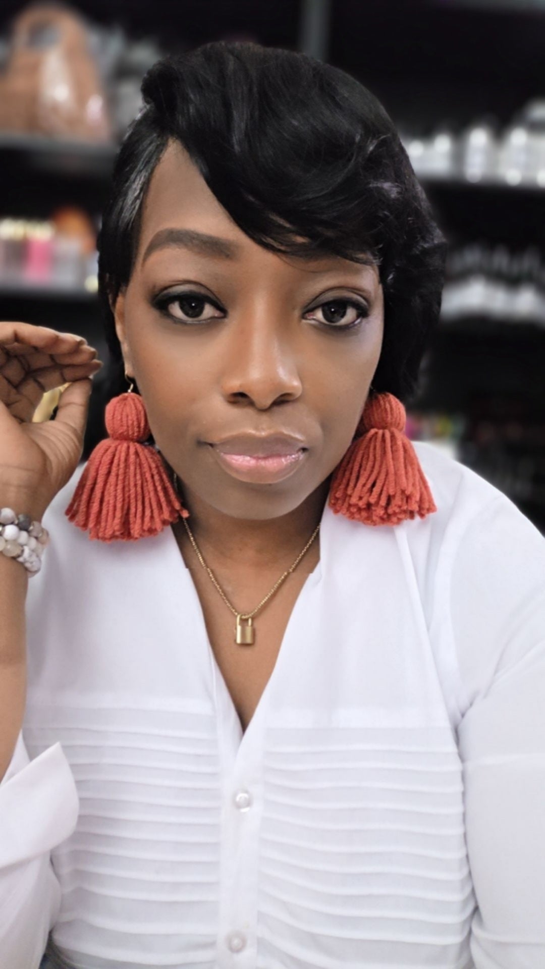 Short Tassel Earrings