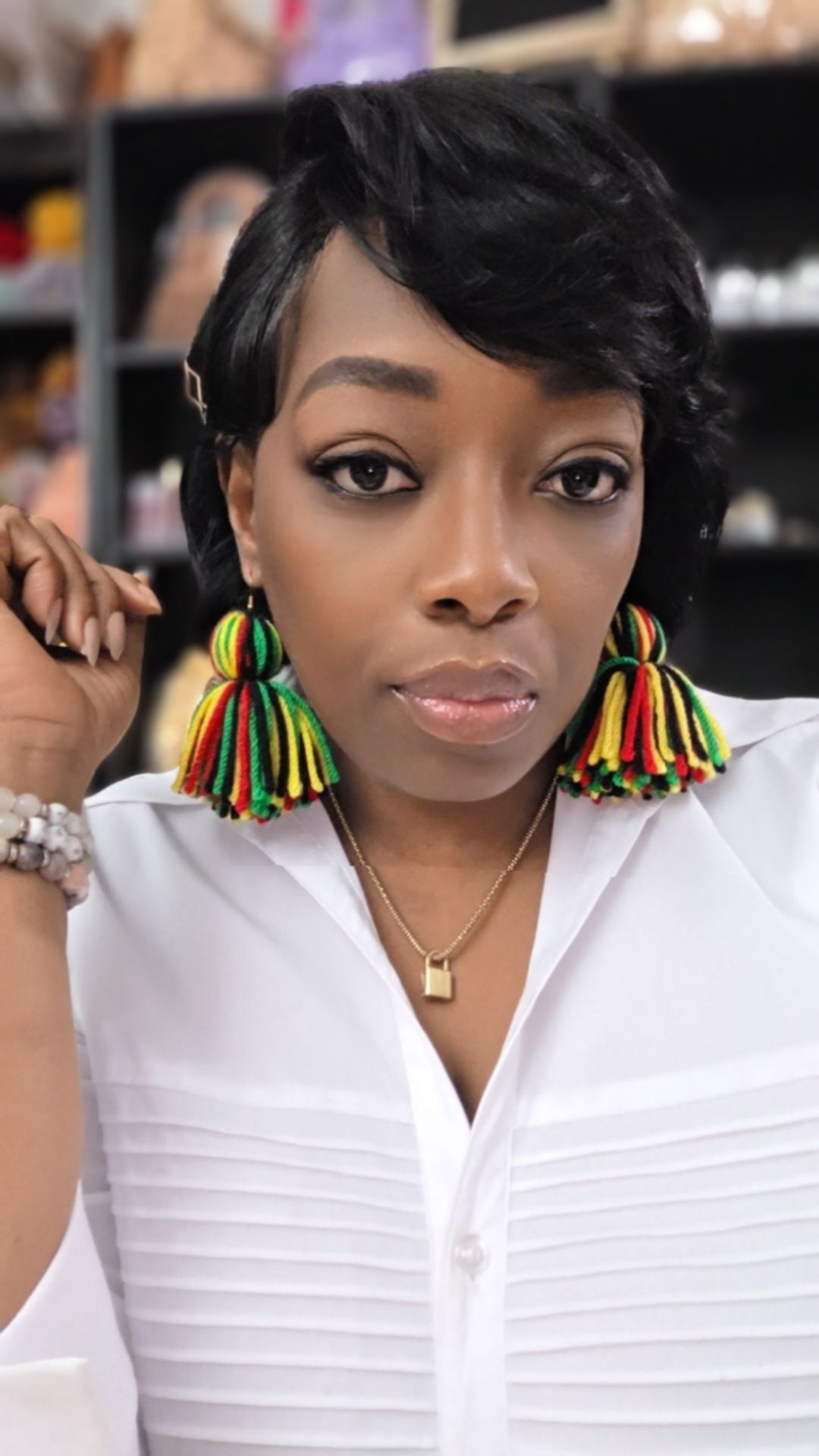 Short Tassel Earrings