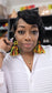 Fuzzy Polyester Tassel Earrings