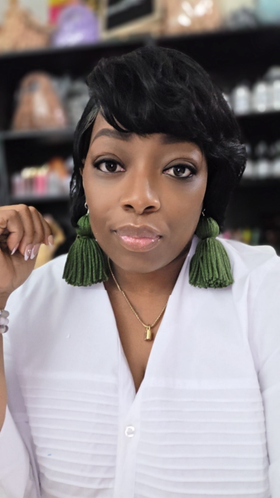 Short Tassel Earrings