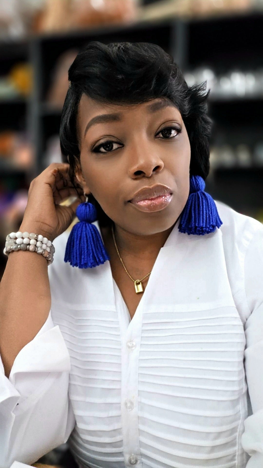Short Tassel Earrings