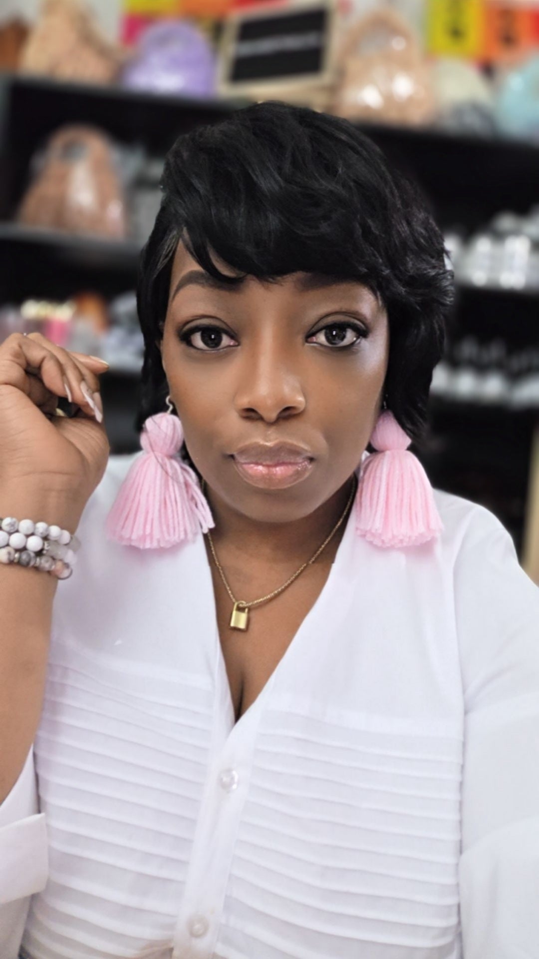 Short Tassel Earrings