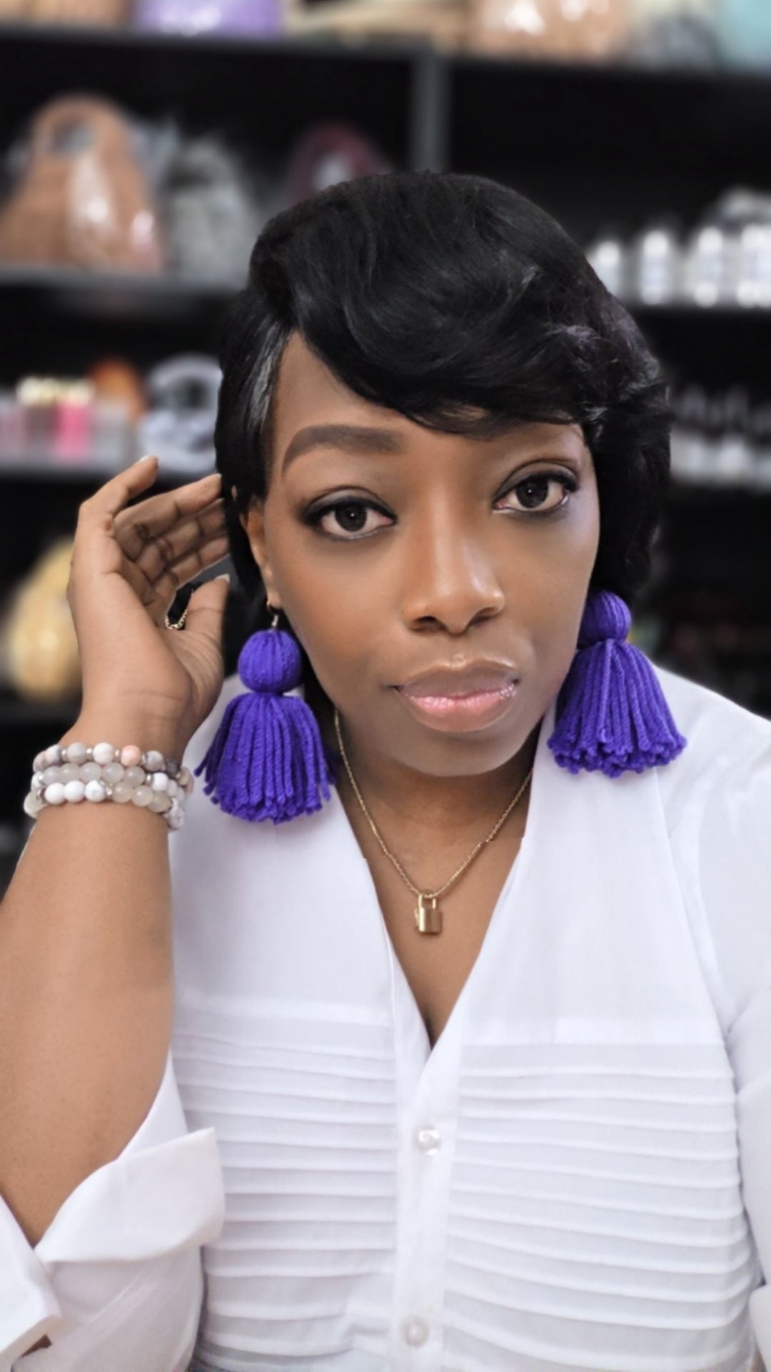 Short Tassel Earrings