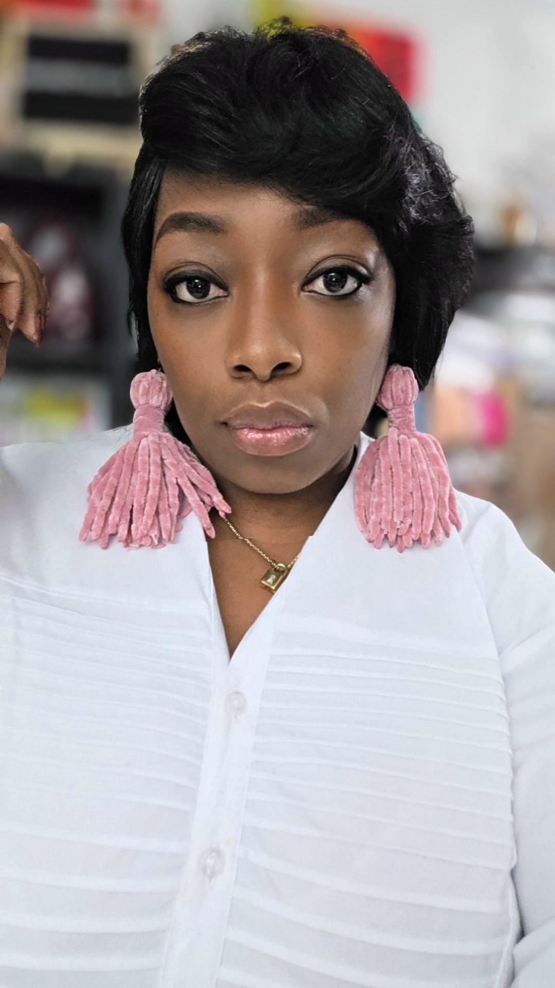Velvet Tassel Earrings