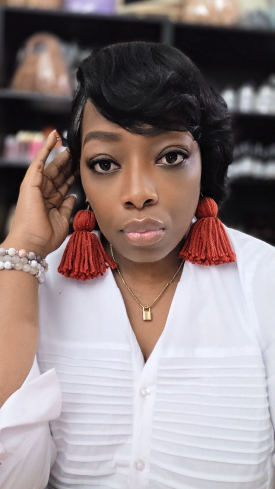 Short Tassel Earrings