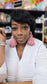 Velvet Button Tassel Earrings