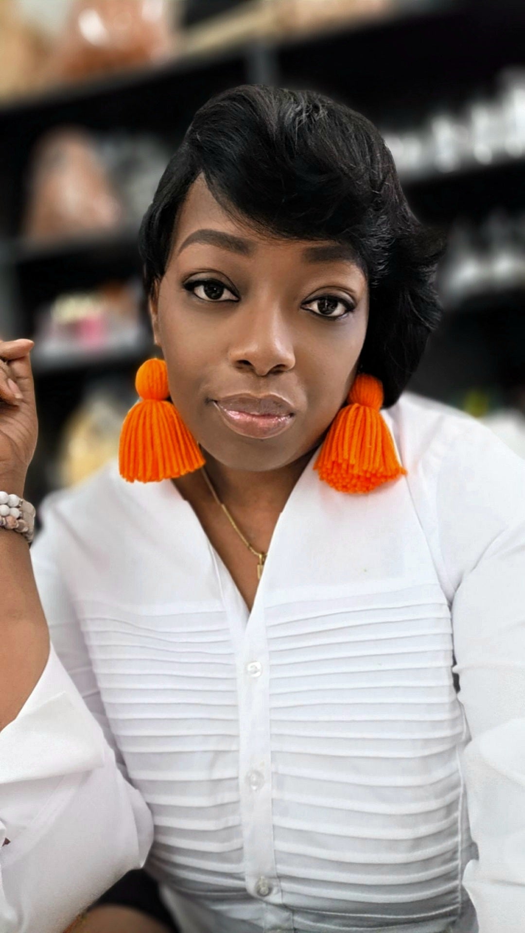 Short Tassel Earrings