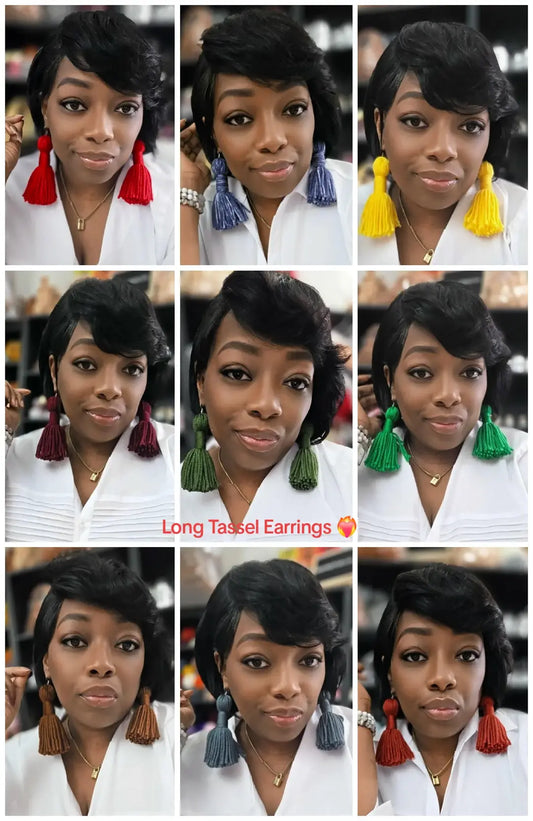 Long Tassel Earrings