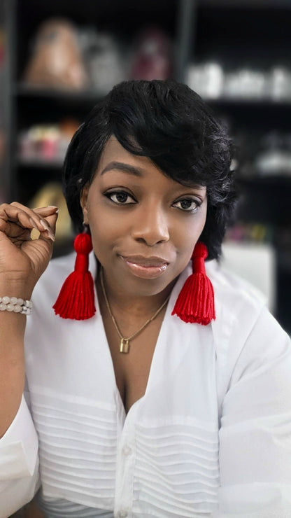 Long Tassel Earrings