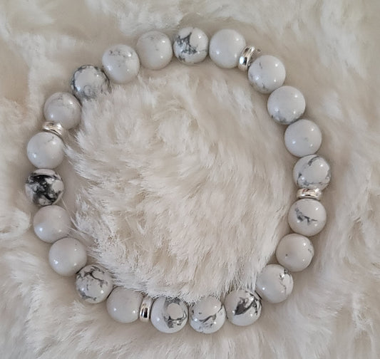 Howlite bracelet