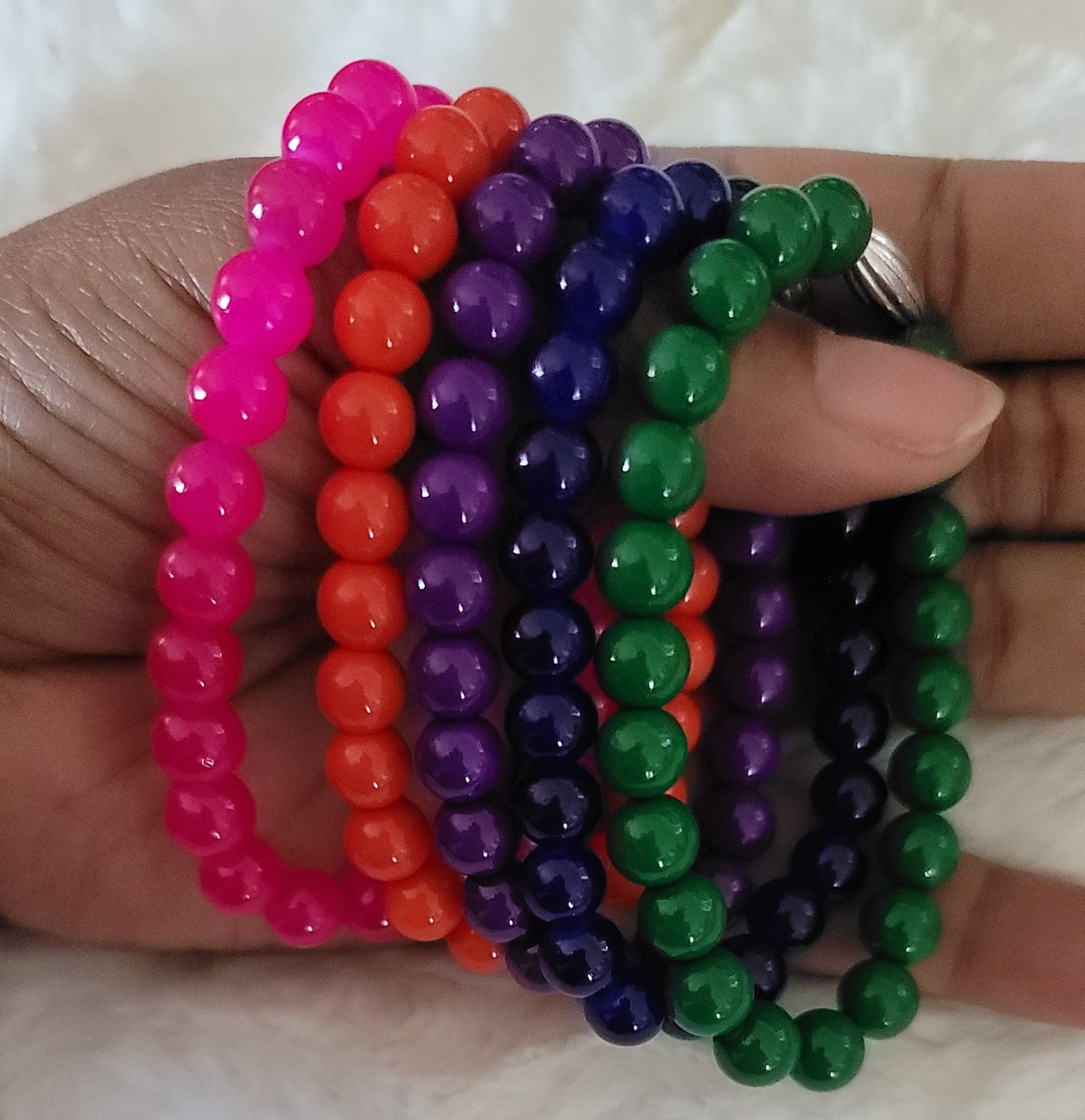 Solid glass bracelets