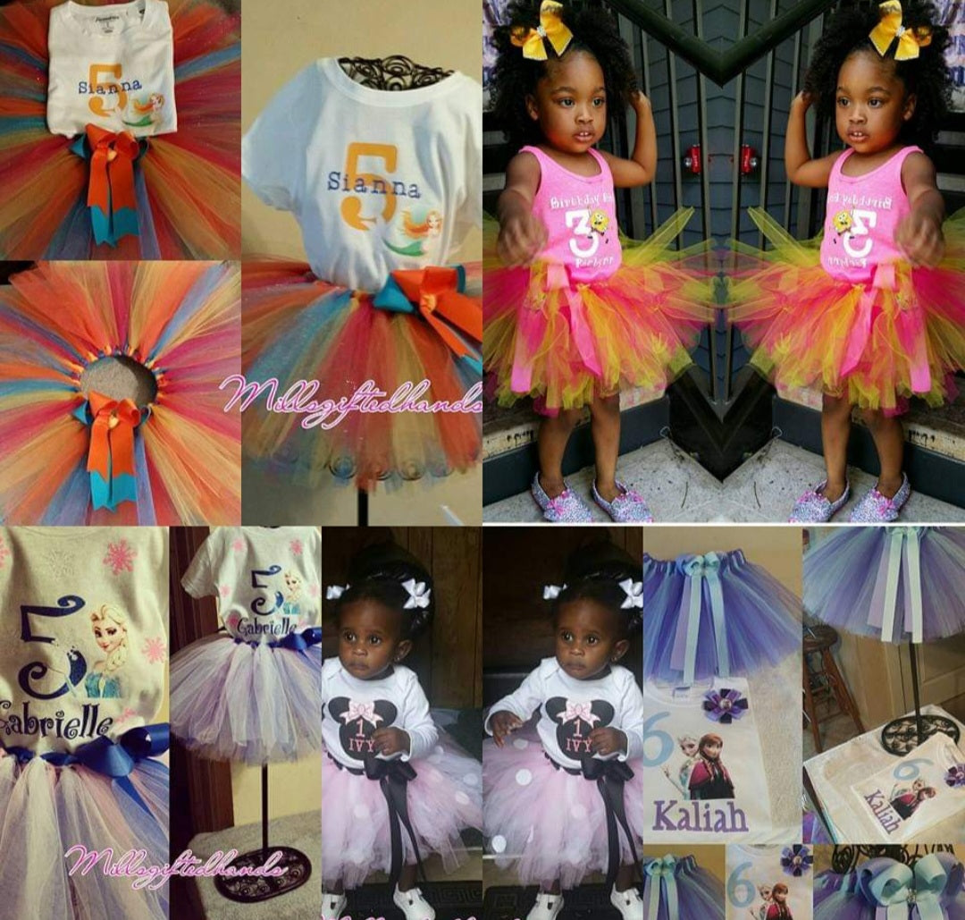 Birthday shop tutu sets